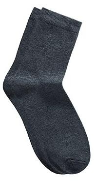 凡客女士中筒袜-发热纤维莱卡(2双装)深灰色